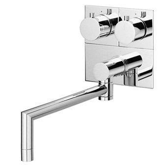 JADO GEOMETRY F1354AA KEUKENMENGKRAAN MET DRAAIBARE UITLOOP, Doe-het-zelf en Verbouw, Sanitair, Nieuw, Kraan, Chroom, Ophalen of Verzenden