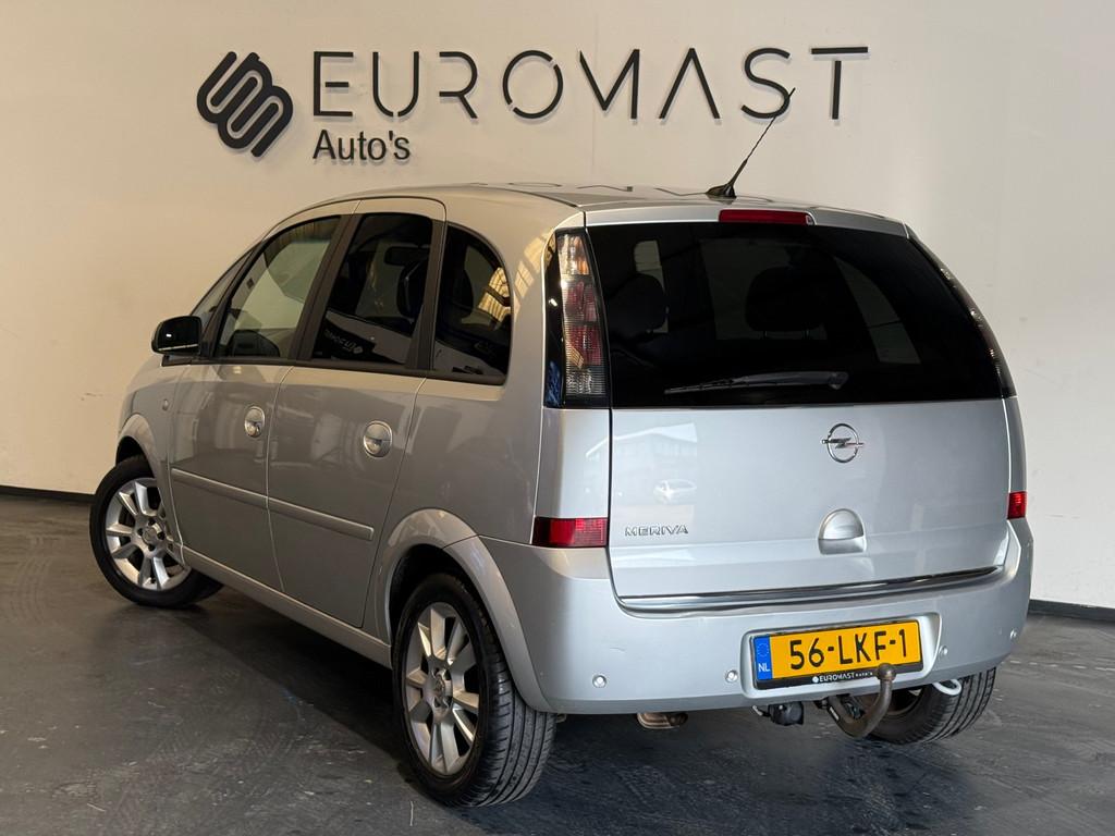 Opel Meriva 1.6-16V Cosmo Automaat Navi Airco Pdc Nieuwe Apk, Auto's, Opel, 15 km/l, Gebruikt, 4 cilinders, Leder en Stof