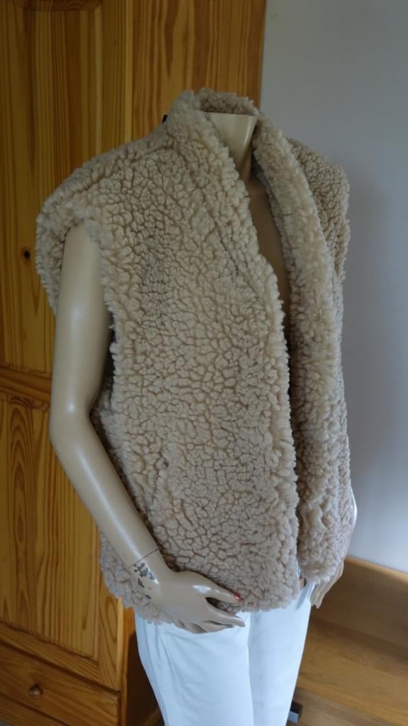nieuwe gevoerde mouwloze DIDI winterjas, Kleding | Dames, Bodywarmers, Verzenden, Beige, Nieuw, Didi