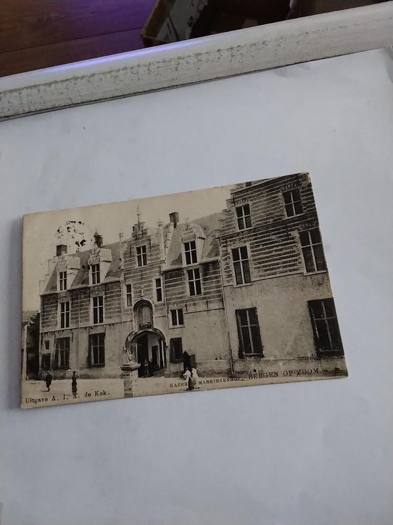BERGEN OP ZOOM. KAZERNE MARKIEZENHOF  1905, Ophalen of Verzenden, Voor 1920, Noord-Brabant