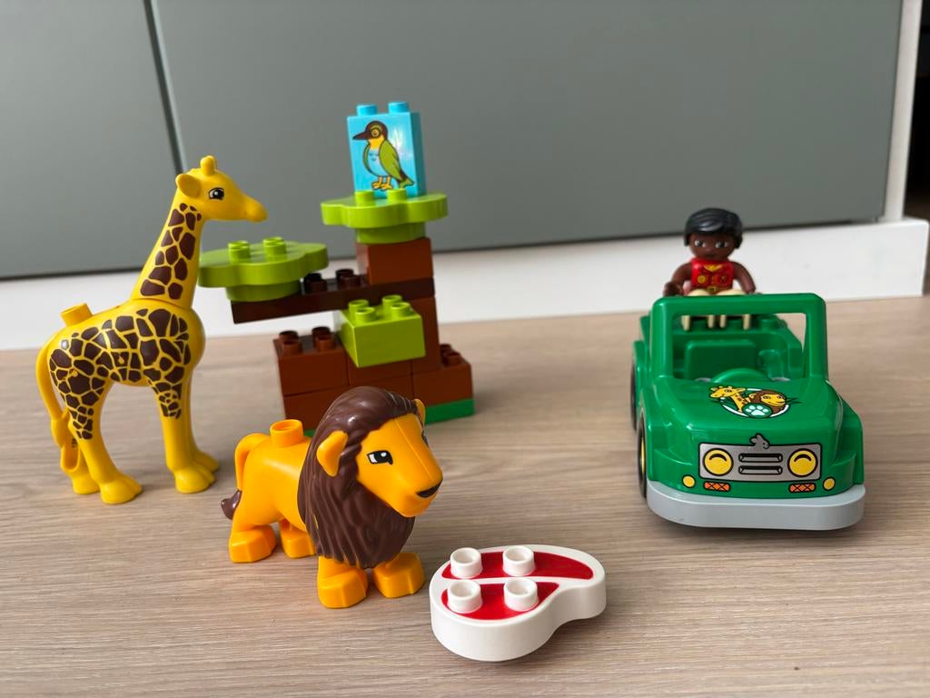 Lego Duplo Savanne Set 10802 - Compleet met Dieren en Auto, Kinderen en Baby's, Speelgoed | Duplo en Lego, Ophalen, Overige thema's