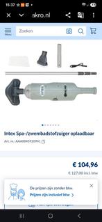 Intex zwembadstofzuiger oplaadbaar, Ophalen