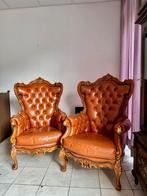 2 Vintage Barok Stoelen Chesterfield uitstraling, Ophalen