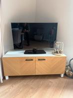 Ikea Besta TV meubel met Hedeviken deurtjes, Ophalen, 100 tot 150 cm, Zo goed als nieuw, Minder dan 100 cm
