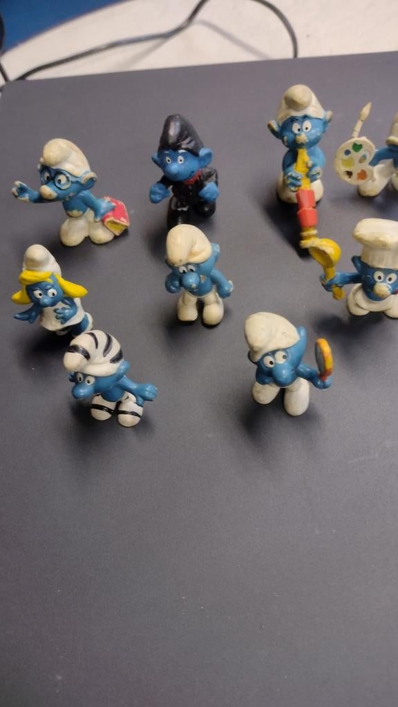 Diverse Smurfen beeldjes - Vintage collectie, Ophalen of Verzenden, Gebruikt, Verschillende Smurfen, Poppetje, Figuurtje of Knuffel