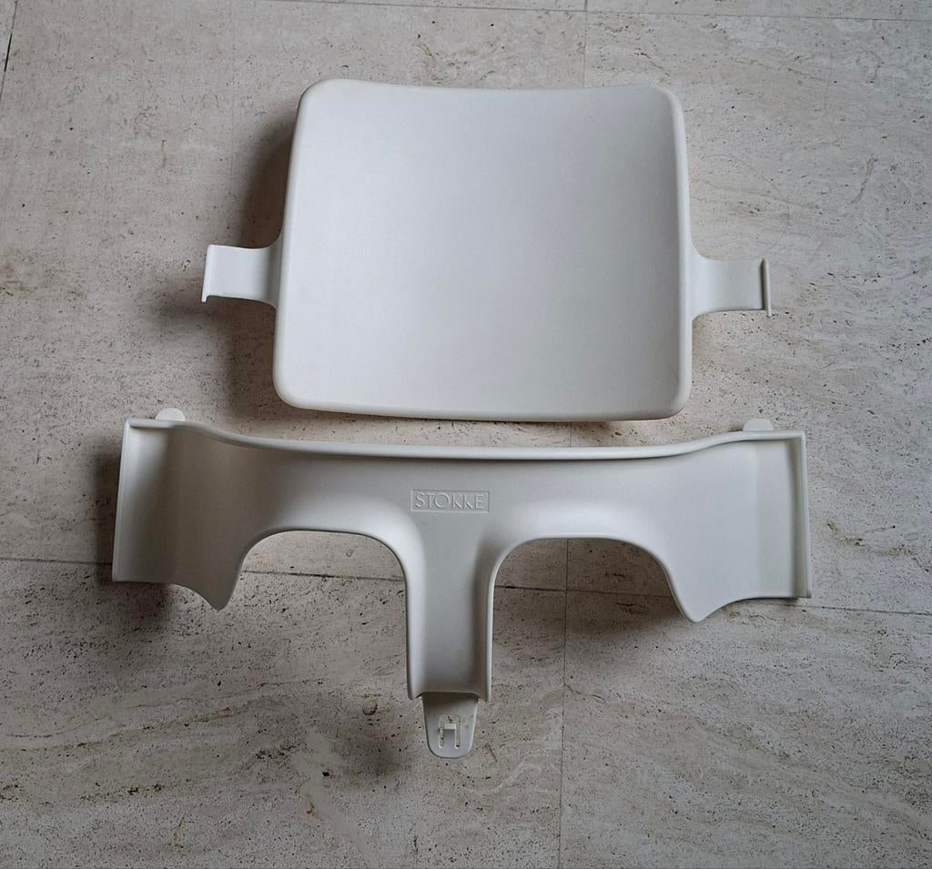 Stokke tripp trapp babyset wit evt 2x, Ophalen of Verzenden, Zo goed als nieuw, Meegroeistoel