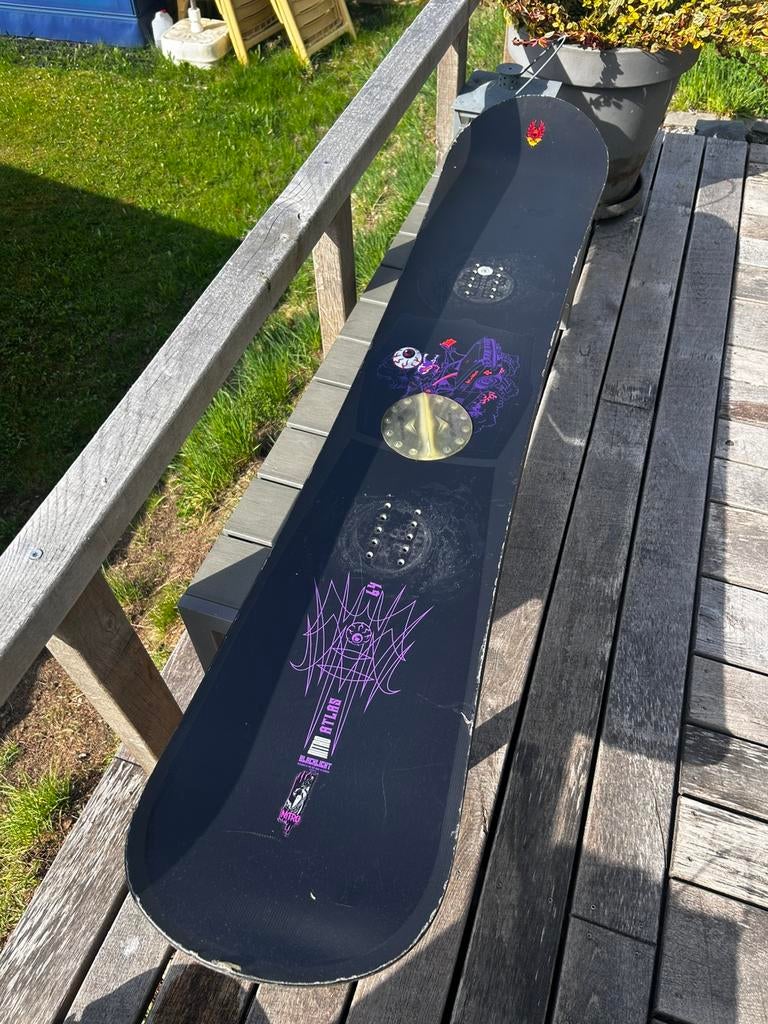 Nitro Atlas snowboard 161cm, Sport en Fitness, Snowboarden, Ophalen, Gebruikt, Board