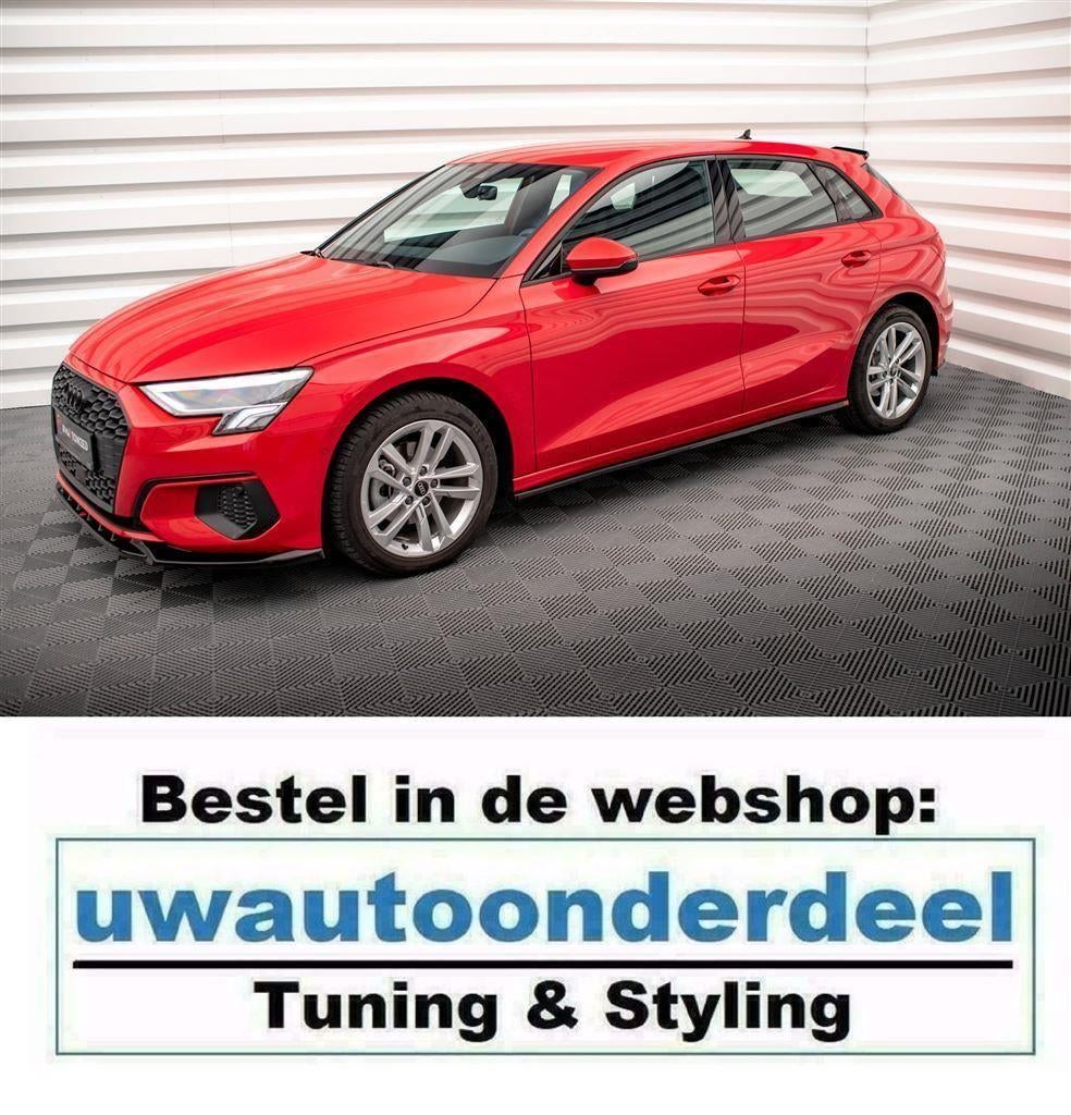 Maxton Design Spoiler Splitter Lip Voor Audi A3 8Y, Verzenden, Automotive Parts, A.parts@hotmail.nl, Trasmolenlaan 12 3447 GZ Woerden