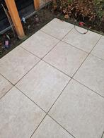 Keramische betontegels 60x60cm type Pikmeer, sandkleur, Ophalen, Keramiek, Nieuw, Minder dan 5 m²