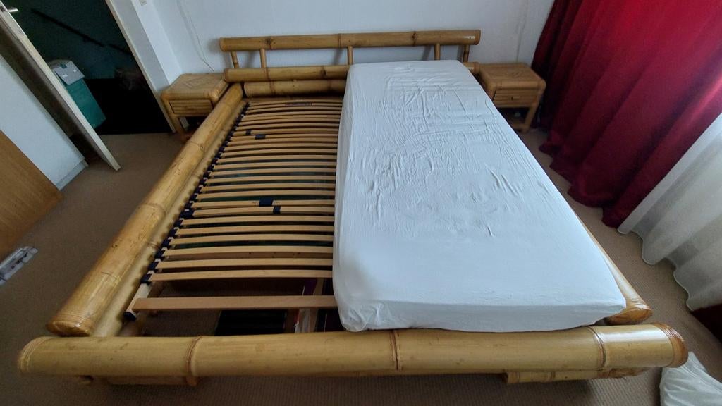 2 persoonsbed, Ophalen, Gebruikt, Tweepersoons, 90 cm