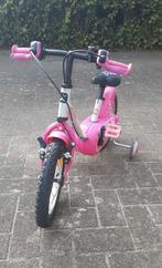 roze kinderfiets / fiets BTWIN Decathlon 14 inch, Ophalen, Zijwieltjes, Gebruikt, B.Twin