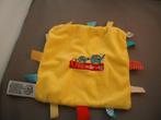 Ollie onderweg knuffeldoekje labeldoek velours geel rondom, Ophalen of Verzenden, Nieuw, Overige typen