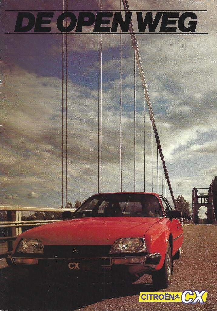 Brochure Citroen CX 1983, Ophalen of Verzenden, Gelezen, Citroën