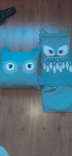 Kinderkamer setje nieuw uil kussen opbergzak h&m, Ophalen of Verzenden, Nieuw, Overige typen