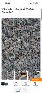 GRATIS Wit grind / Limburgs wit ongeveer 500KG, Tuin en Terras, Grind, Keien en Split, Ophalen, Wit, Nieuw, Grind
