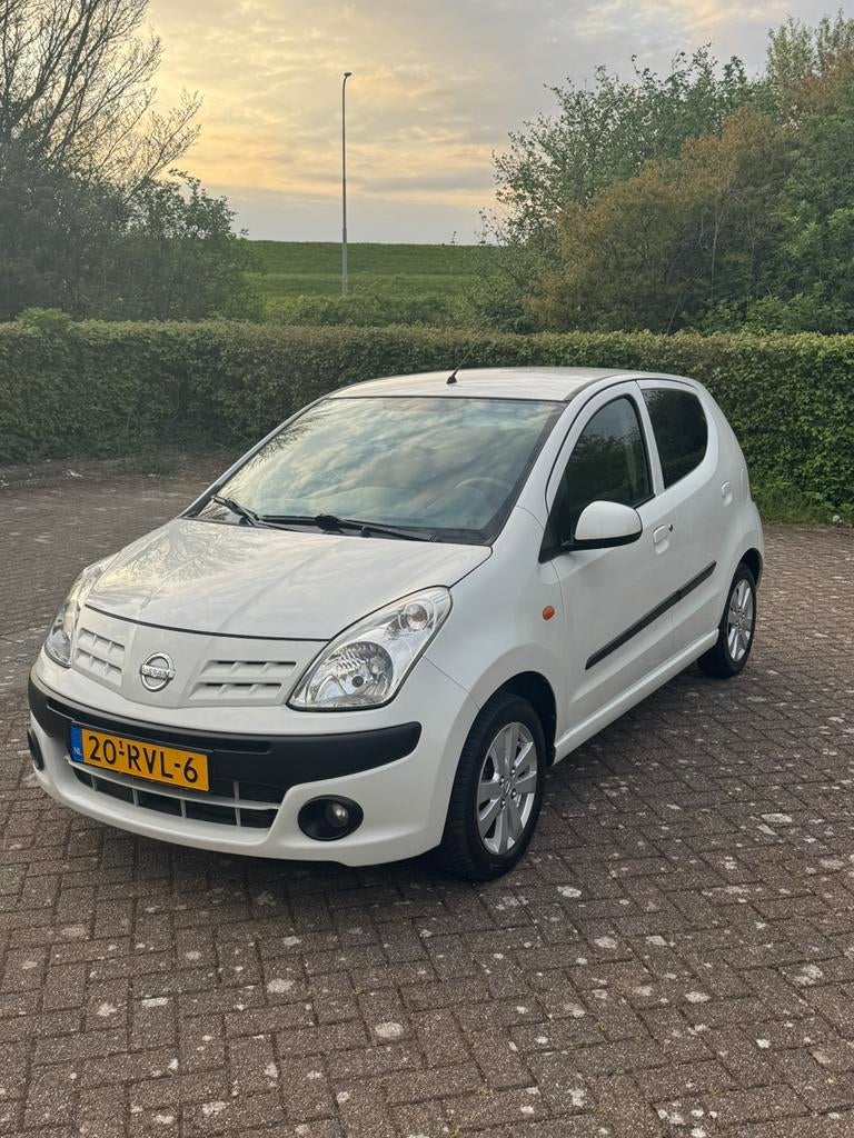 Nissan Pixo 1.0 50KW AUTOMAAT, AIRCO 2011 Wit, 4 stoelen, Origineel Nederlands, 19 km/l, 3 cilinders