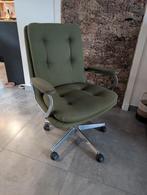 Vintage jaren 60 bureaustoel - Moss Groen, Huis en Inrichting, Bureaustoelen, Ophalen, Gebruikt, Groen, Bureaustoel