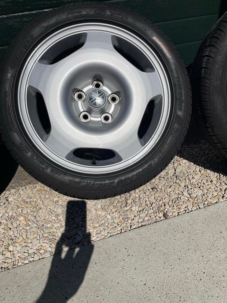 Jaguar XJR X300 (1994-1997) Velgen met banden, Auto-onderdelen, Banden en Velgen, Ophalen, Gebruikt, 255 mm, Banden en Velgen