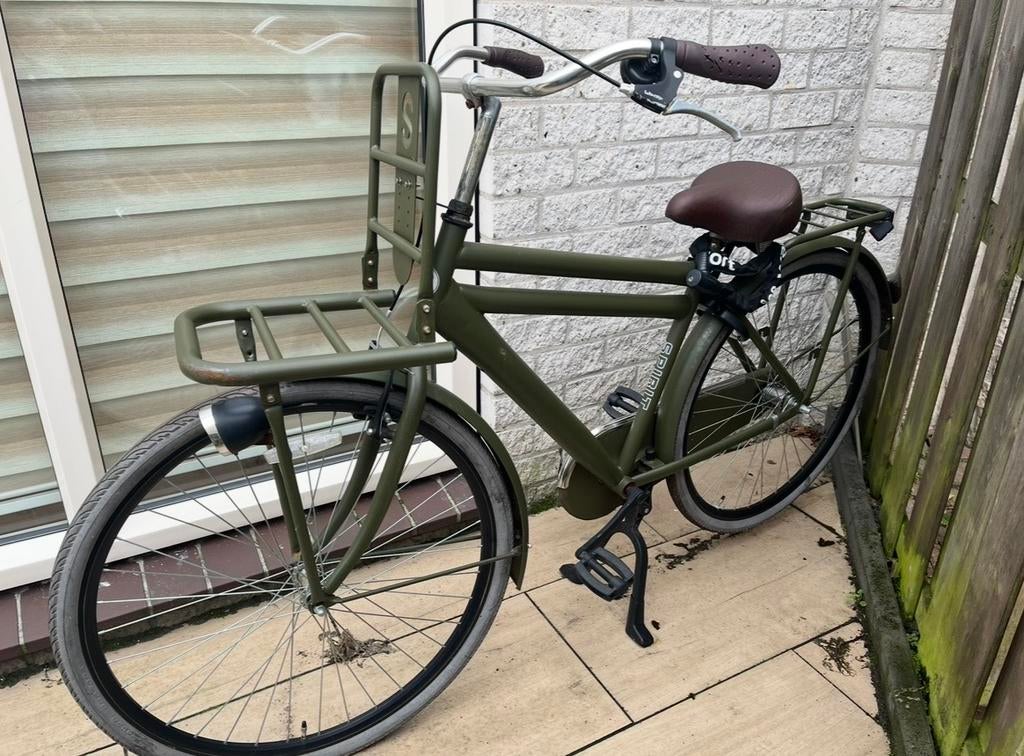 Spirit Cargo Jongensfiets Mat-Groen - Framemaat 50 CM, Fietsen en Brommers, Fietsen | Jongens, Ophalen, Gebruikt, 26 inch of meer
