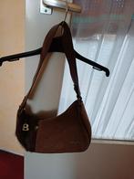 Te koop.Damestas.Kort model .Ribstof met schuine rits ., Sieraden, Tassen en Uiterlijk, Tassen | Damestassen, Ophalen of Verzenden