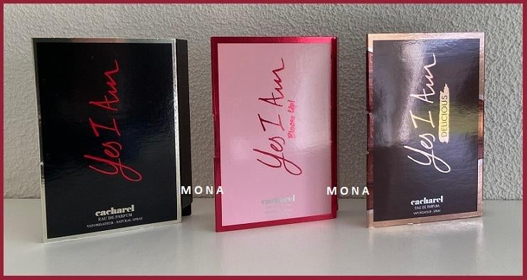 Yes I Am set 3 parfum samples proefjes testers monsters, Verzenden, Nieuw
