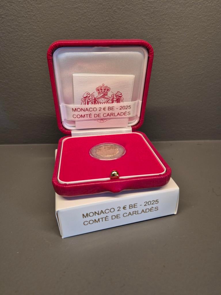 Monaco 2 euro - 2025 Comte de Carlades, Postzegels en Munten, Munten | Europa | Euromunten, Ophalen of Verzenden, Monaco, 2 euro
