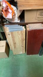 10 IKEA Ivar legborden (1 roodbruin, 9 naturel) 30x83 cm, Ophalen, Gebruikt