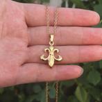 Fleur De Lis Dames Ketting, Sieraden, Tassen en Uiterlijk, Kettingen, Verzenden, Nieuw, Overige kleuren, Overige materialen