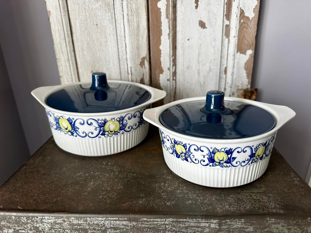 Set Villeroy & Boch Cadiz Leeuwezegel dekschalen, Ophalen of Verzenden