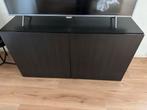 IKEA BESTÅ Kast met deuren, zwartbruin, 120x42x64 cm, Huis en Inrichting, Kasten | Overige, Ophalen, Gebruikt