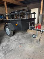 Zwarte Bagagewagen 150x100x45 incl fietsendrager, Ophalen, Zo goed als nieuw