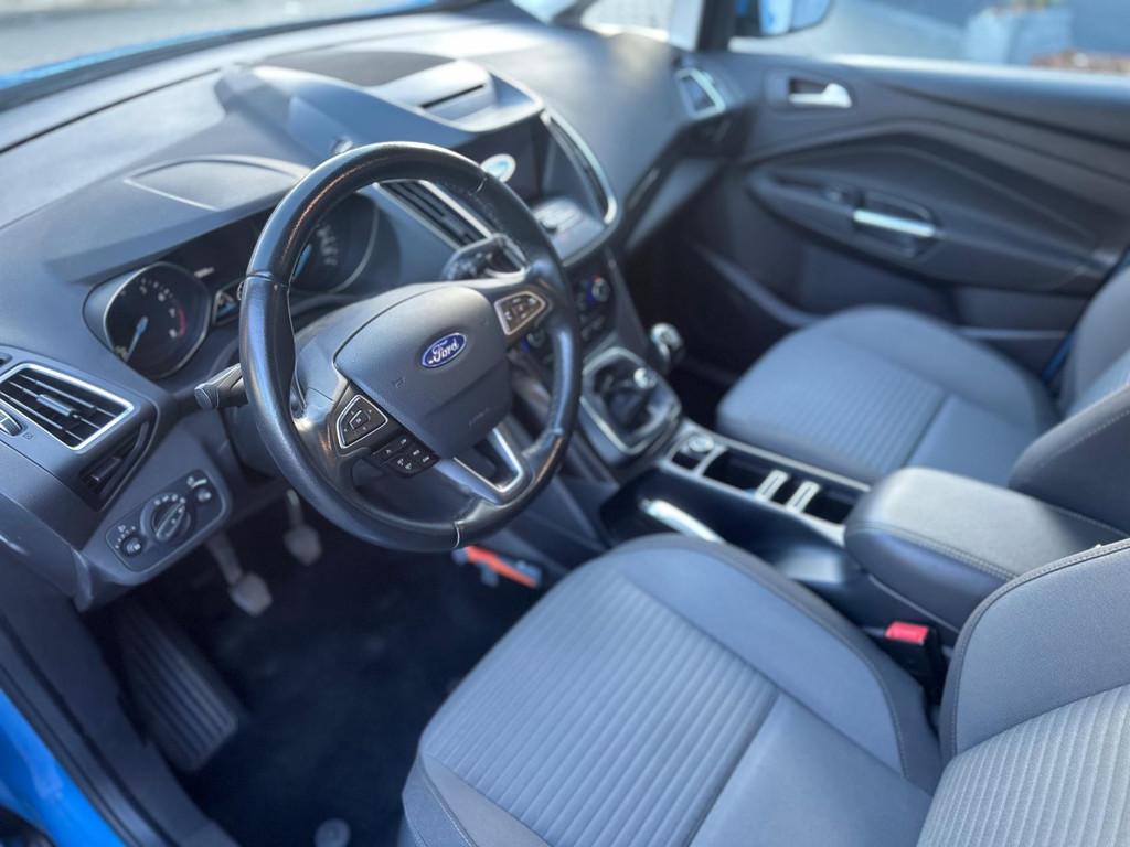 Ford Grand C-Max 1.0 Titanium | TREKHAAK | NAVI | CAMERA |, Voorwielaandrijving, Gebruikt, Blauw, Origineel Nederlands