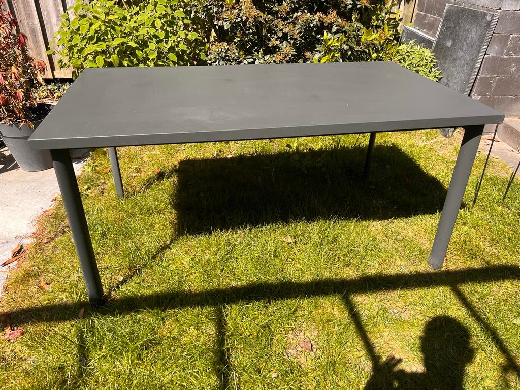 EMU Tuintafel Antraciet, Tuin en Terras, Ophalen, Gebruikt, Rechthoekig, Metaal