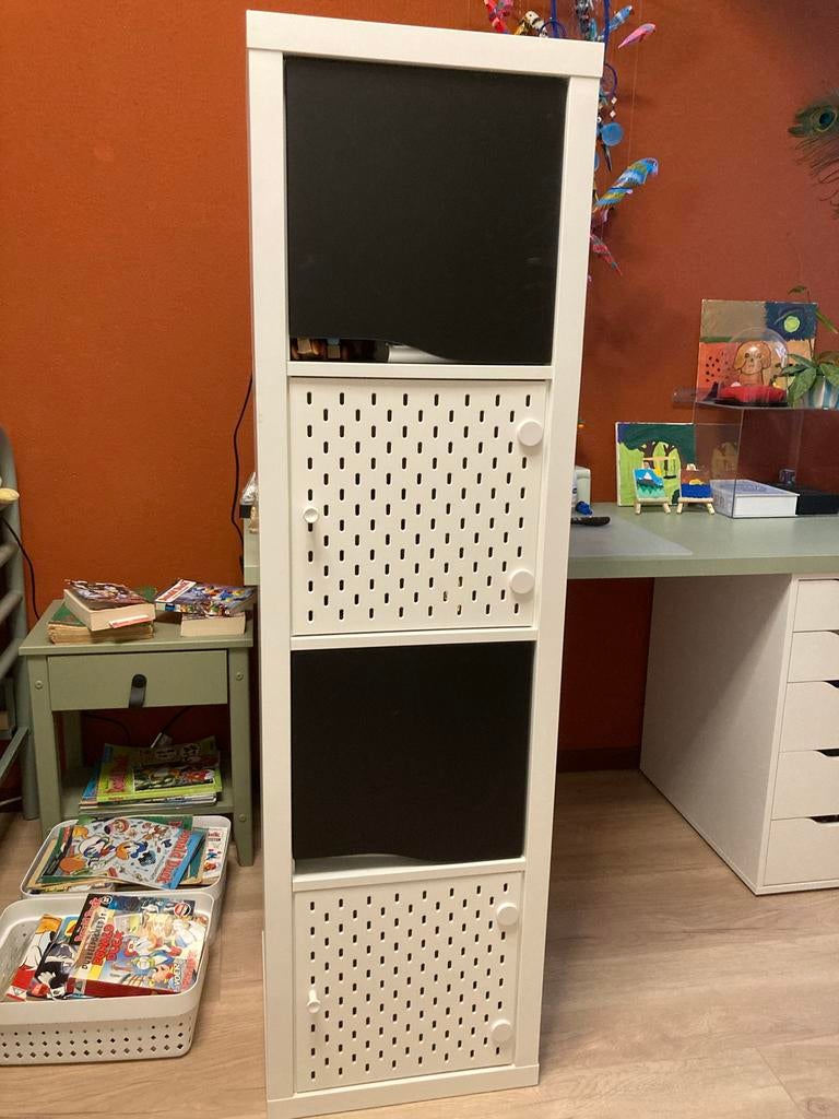 IKEA kallax kast met deurtjes, Ophalen, Gebruikt