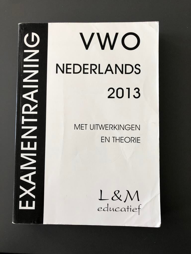 VWO examentraining Nederlands, Ophalen, Gelezen, VWO, Nederlands
