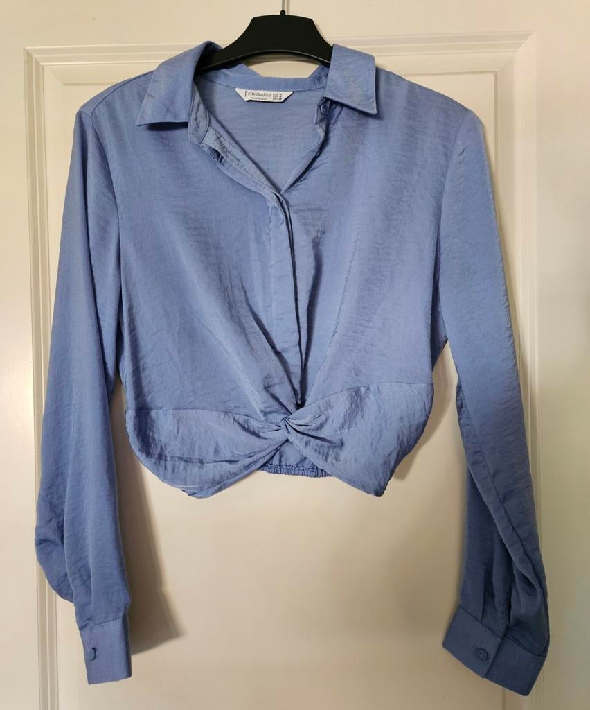 BLOUSE VAN STRADIVARIUS MAAT M, Kleding | Dames, Blouses en Tunieken, Stradivarius, Ophalen of Verzenden, Zo goed als nieuw, Blauw