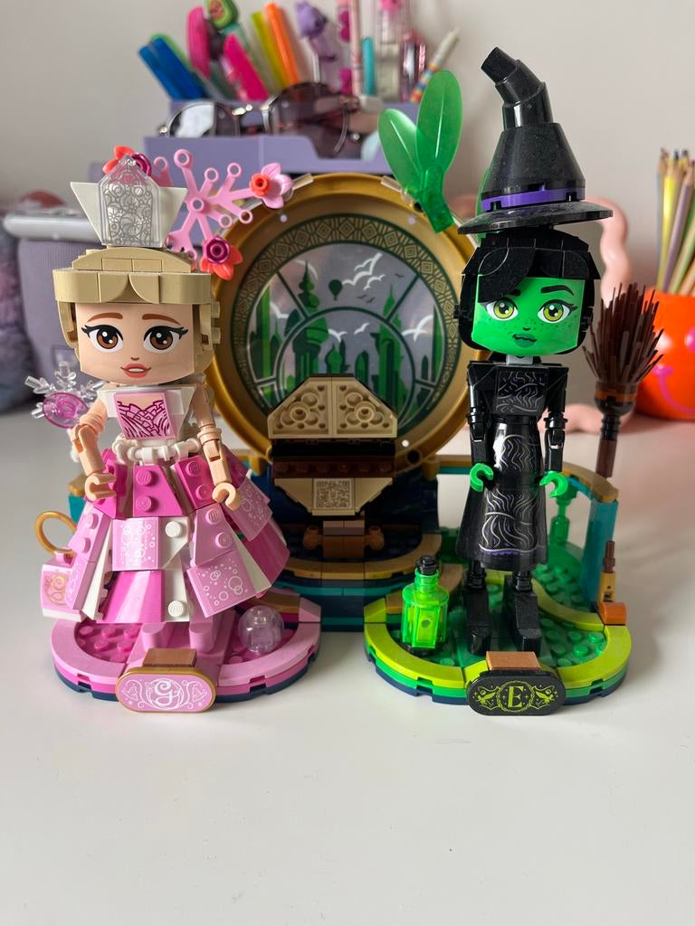 LEGO Wicked Elphaba en Glinda figuren, Kinderen en Baby's, Speelgoed | Duplo en Lego, Inclusief minifiguren, Gebruikt, Overige thema's