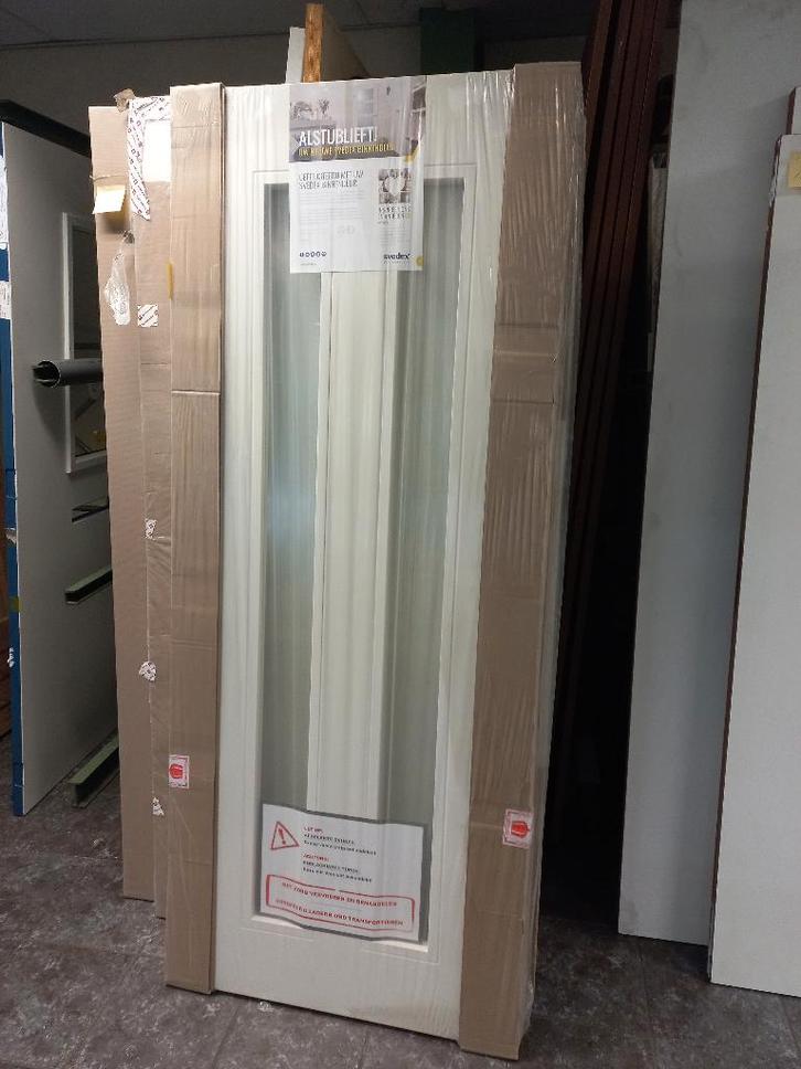 Nieuwe witte binnendeuren opdek, Doe-het-zelf en Verbouw, Deuren en Horren, Nieuw, Binnendeur, 200 tot 215 cm, 120 cm of meer