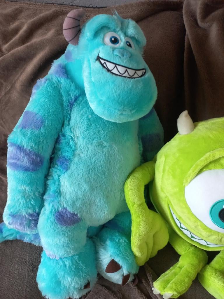 Disney Monsters en Co. Knuffels: Sulley en Mike Wazowski, Disney, Disney, Overige typen, Ophalen of Verzenden