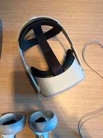 Meta Quest 2 VR-bril met controllers en draagtas, Ophalen of Verzenden, Zo goed als nieuw, VR-bril, Overige platformen