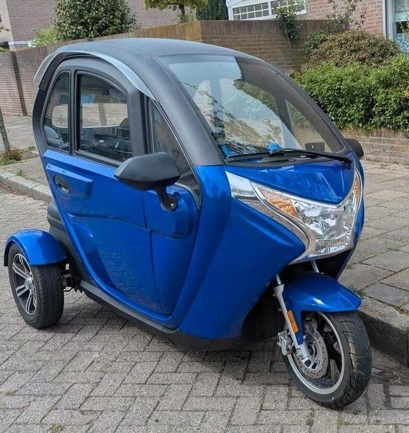 Luxe  Elektrische overdekte scootmobiel met kenteken, Diversen, Ophalen, Zo goed als nieuw, 46 km of meer, 16 km/u of meer