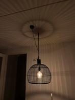Hanglamp zwart touw, Ophalen, Zo goed als nieuw, Minder dan 50 cm