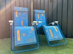 2 stuks nette Lafuma relaxstoelen inclusief hoofdkussen s, Ophalen, Gebruikt, Campingstoel