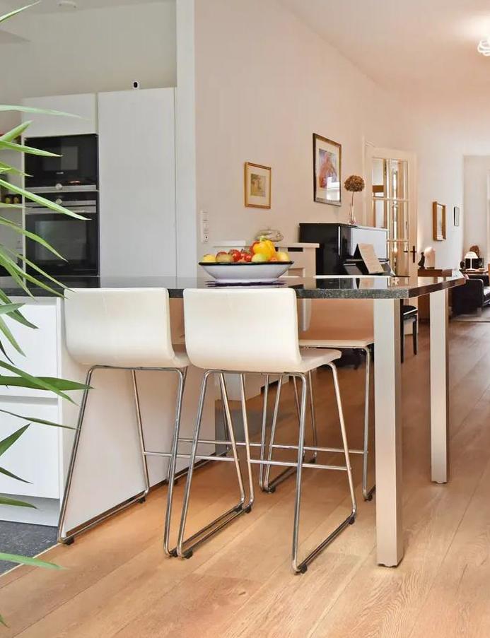 Leren ikea barkrukken 2 stuks, Ophalen, Gebruikt, 60 tot 90 cm, Leer