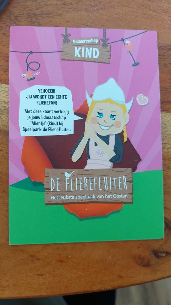 Jaarabonnement voor de flierefluiter in raalte, Tickets en Kaartjes, Eén persoon, Overige soorten