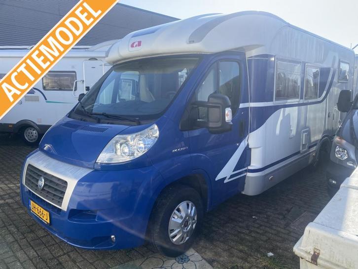 Adria Coral Coral 660 SL Enkelebedden Cruise cntr en airco, Caravans en Kamperen, Campers, Bedrijf, tot en met 3, Buscamper of Camperbus