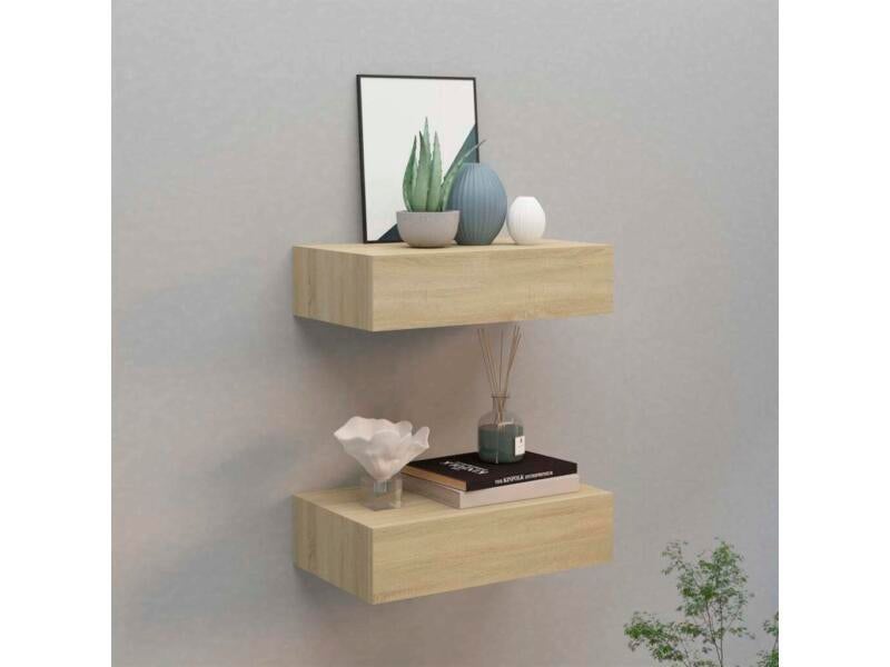 Wandplanken met lade, Huis en Inrichting, Woonaccessoires | Wandplanken en Boekenplanken, Nieuw, Ophalen of Verzenden