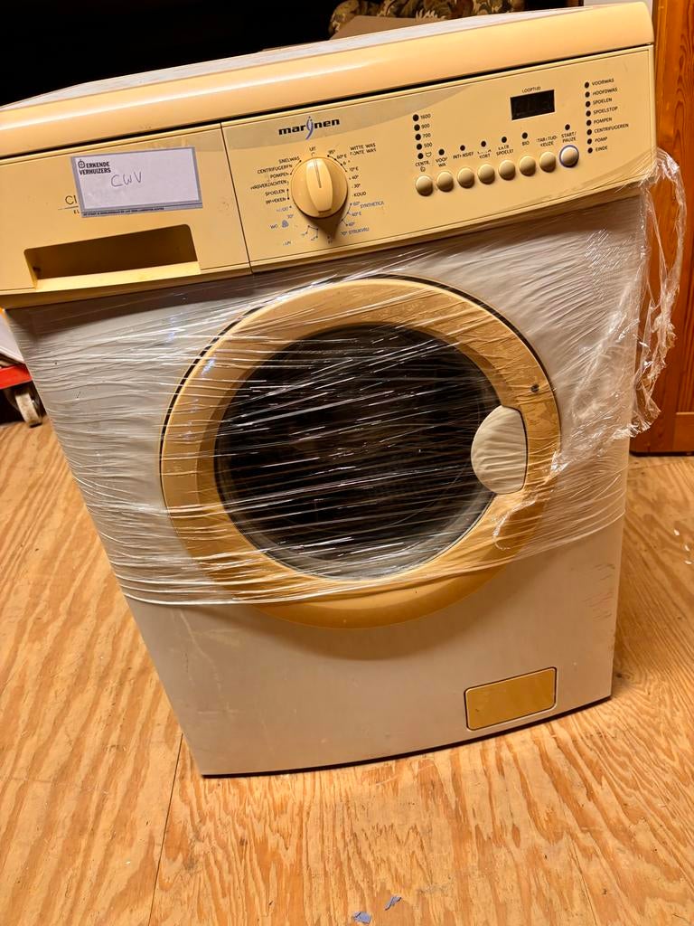Marjnen Wasmachine - Gebruikt maar functioneel, Witgoed en Apparatuur, Ophalen, Gebruikt, Voorlader, 85 tot 90 cm