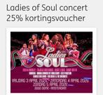 Ladies of soul kortings voucher van 25%, Eén persoon, Augustus