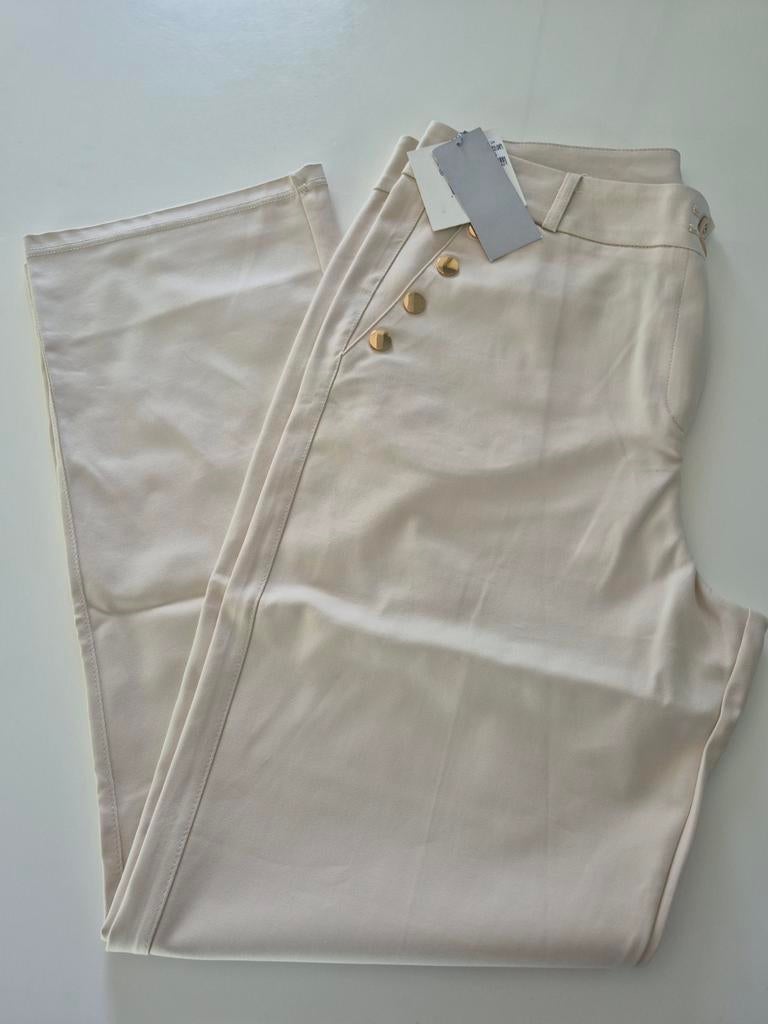 Nieuwe Zizo broek maat 42 light sand met gouden knopen, Zizo, Beige, Maat 42/44 (L), Nieuw